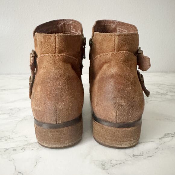 Born Ozark Rust Suede Ankle Strap Boot Women’s Size 9 - Picture 5 of 11